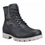 Timberland Mens Kingspoint 6" Leather & Fabric Boots Shoes - Midnight Blue