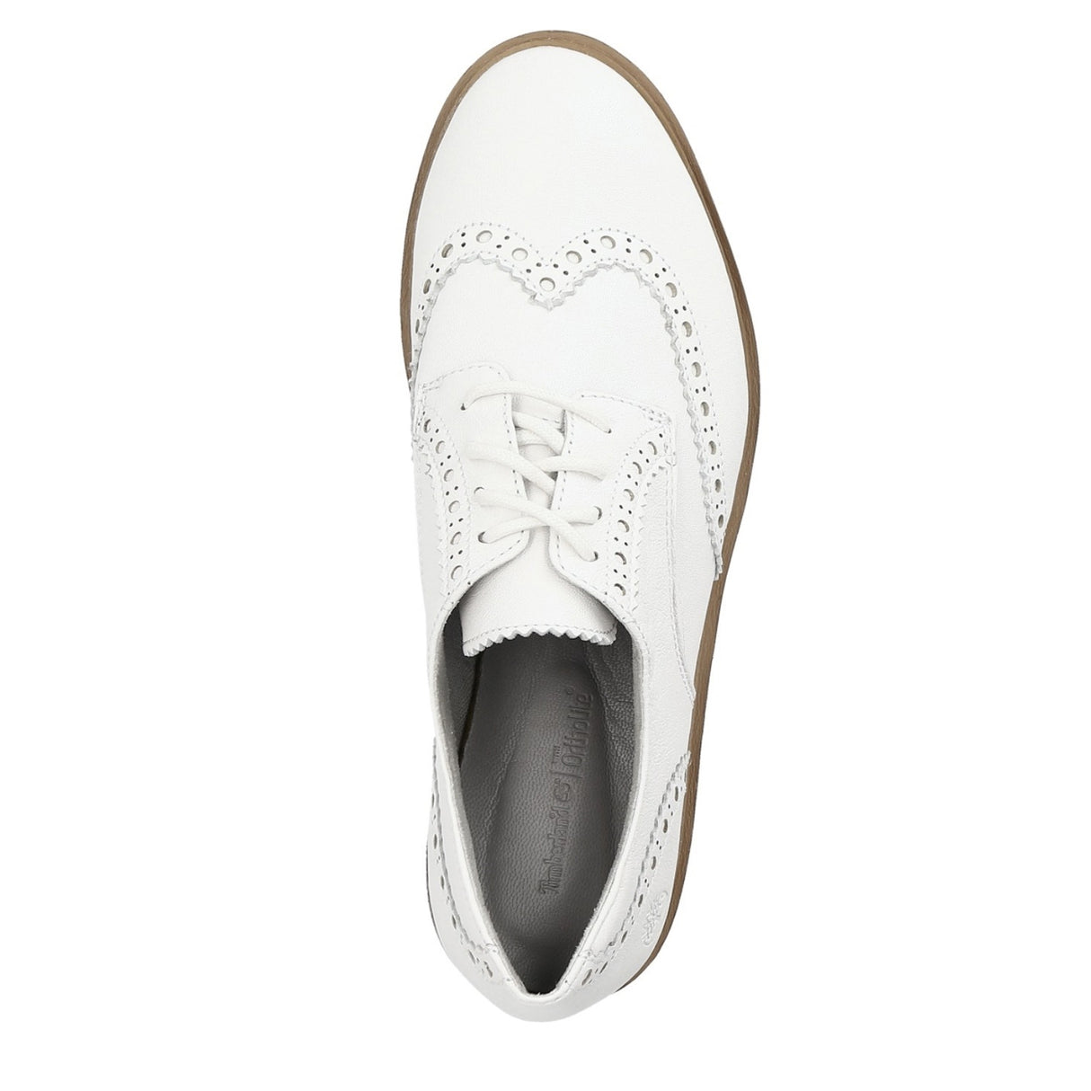 Timberland Womens Ellis Street Shoes Brogues - White