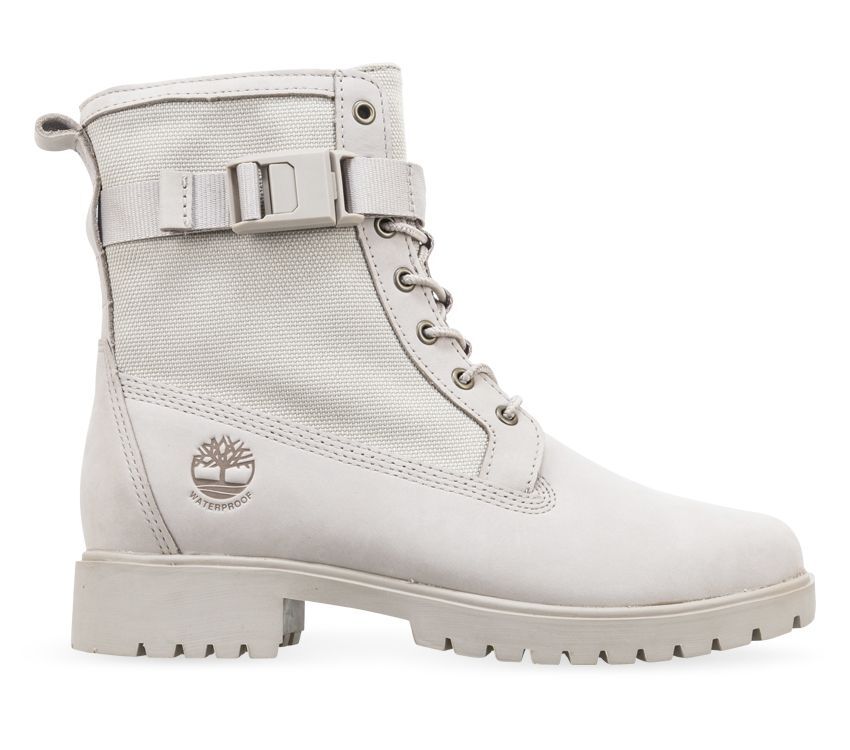 Timberland Womens Jayne Rebotle Waterproof Boots Shoes Winter Taupe Nubuck