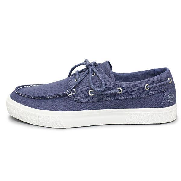 Timberland Mens Union 2-Eye Boat Casual Shoes - Vintage Indigo Pantone