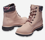 Timberland Womens Lucia Way 6-Inch Charm Waterproof Boot - Light Pink Nubuck