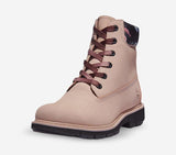 Timberland Womens Lucia Way 6-Inch Charm Waterproof Boot - Light Pink Nubuck