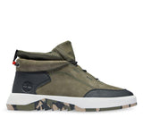 Timberland Mens Supaway Leather Chukka Boot - Dark Green Nubuck