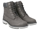 Timberland Womens Lucia Way 6 Inch Boot Leather Waterproof - Mid Grey Nubuck