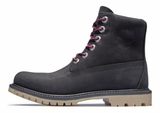 Timberland Womens Paninara Collarless 6-Inch Waterproof Boot - Black Nubuck