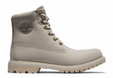 Timberland Womens Paninara Collarless 6" Waterproof Boots - Light Grey Nubuck