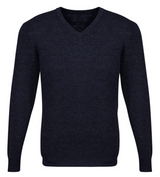 Mens Advatex Varesa Wool Pullover Jumper Cardigan - Navy