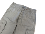 Mens 100% Cotton Cargo Pants Relaxed Easy Fit Straight Leg in Khaki