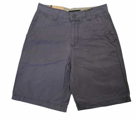 Mens 100% Cotton Drill Shorts Summer Casual Quality - Grey