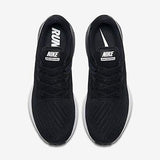 Nike Mens Air Zoom Structure 22 Running Shoe - Black/White-Gridiron