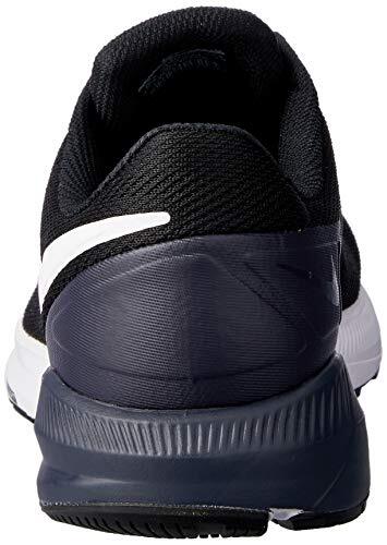 Nike Mens Air Zoom Structure 22 Running Shoe - Black/White-Gridiron