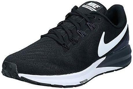 Nike Womens Running Walking Athletic Trainers Casual Sneakers Shoes - Black/White Gridiron