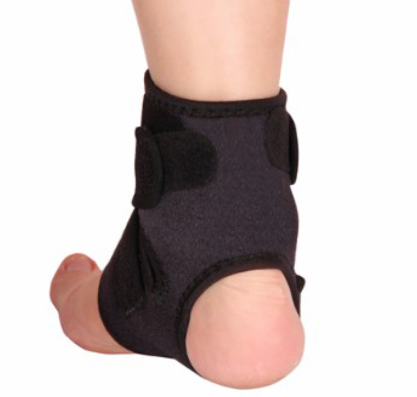 AXIGN Medical Ankle Support Brace Corrector Strap Elastic Adjustable Compression - Black