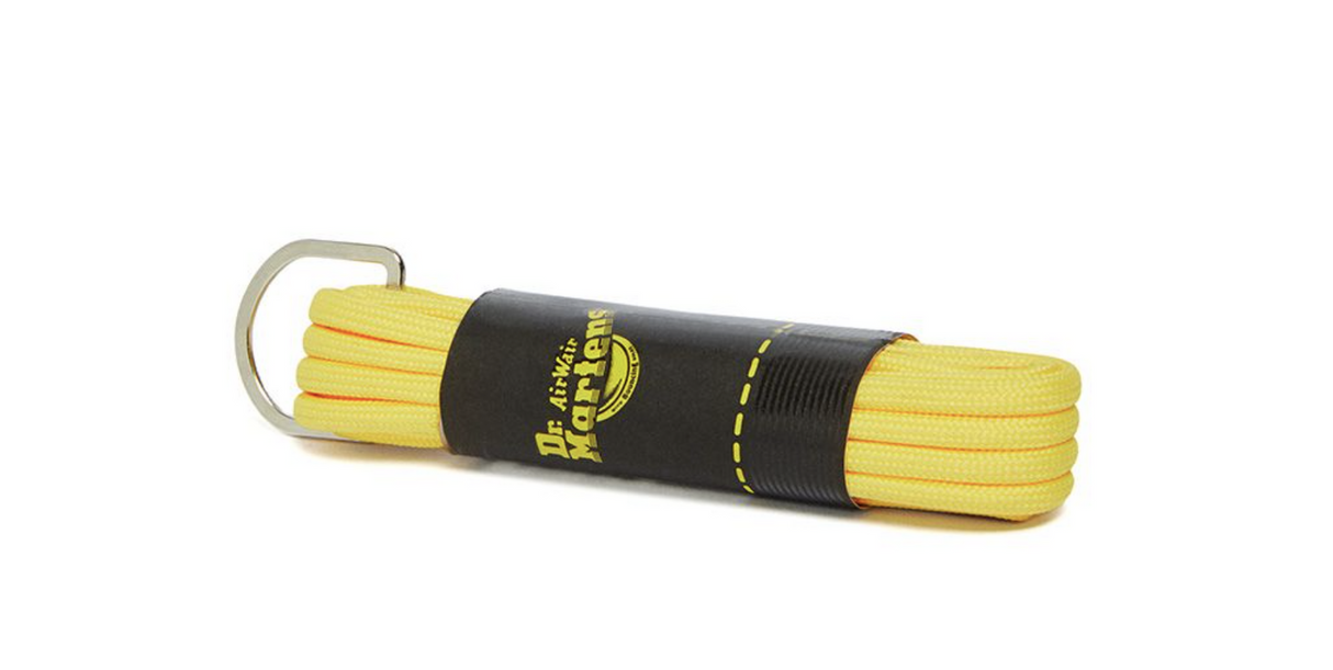 Dr. Martens 140cm Round Shoe Laces (8-10 Eye) - Yellow Round