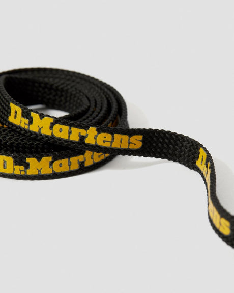 Dr. Martens 55" Shoe Laces Suits 8-10 Eye Boots Doc Martins - 140cm Black/Yellow