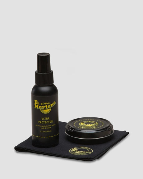 Dr. Martens Shoe Care Kit Wonder Balsam Leather Shoe Polish, Ultra Protector & Cloth