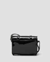 Dr Martens Womens Crossbody Bag 7 inch Satchel Patent Leather - Black