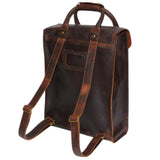 Dr Martens Backpack Waxed Full Grain Leather Bag - Chestnut Brown