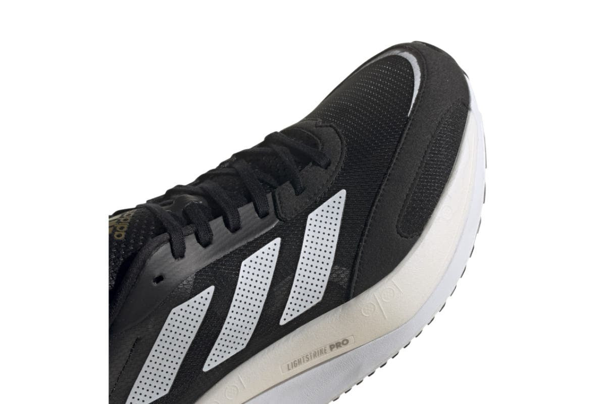 Adidas Mens Adizero Boston 10 Shoes Runners Running - Black/White/Gold