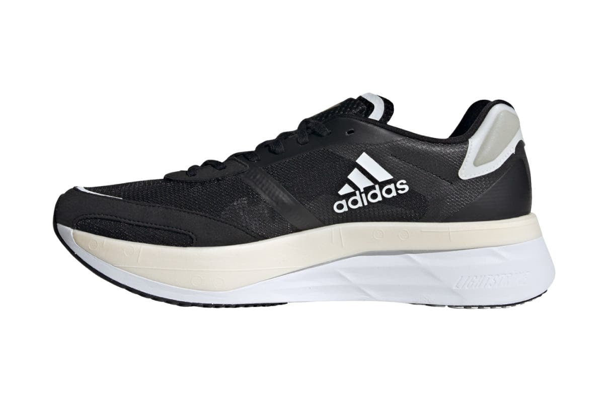 Adidas Mens Adizero Boston 10 Shoes Runners Running - Black/White/Gold