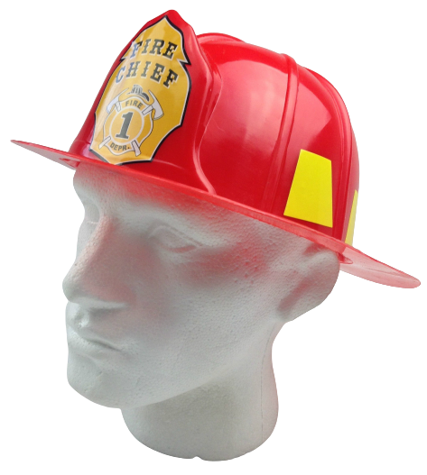 12x FIREMAN HAT Firemans Helmet Costume Dress Up Party Halloween Cap Bulk