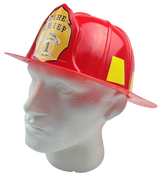 12x FIREMAN HAT Firemans Helmet Costume Dress Up Party Halloween Cap Bulk