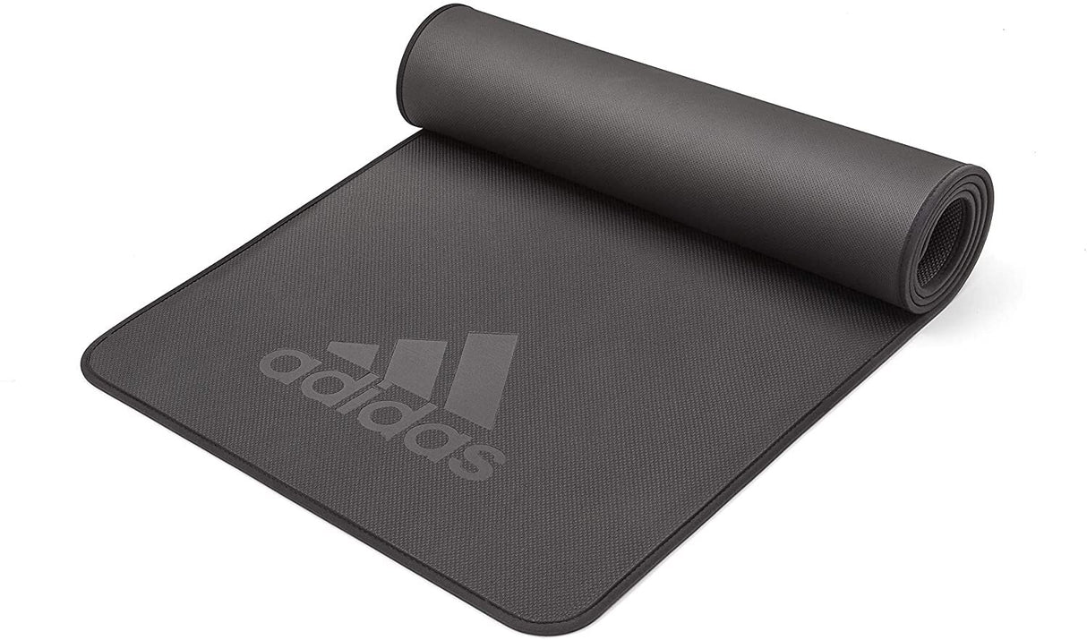 Adidas Professional Yoga Mat Exercise Training Floor Gym Fitness Judo Pilates - Black