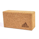 Adidas Yoga Cork Block Home Gym Fitness Exercise Pilates Tool Brick - Brown