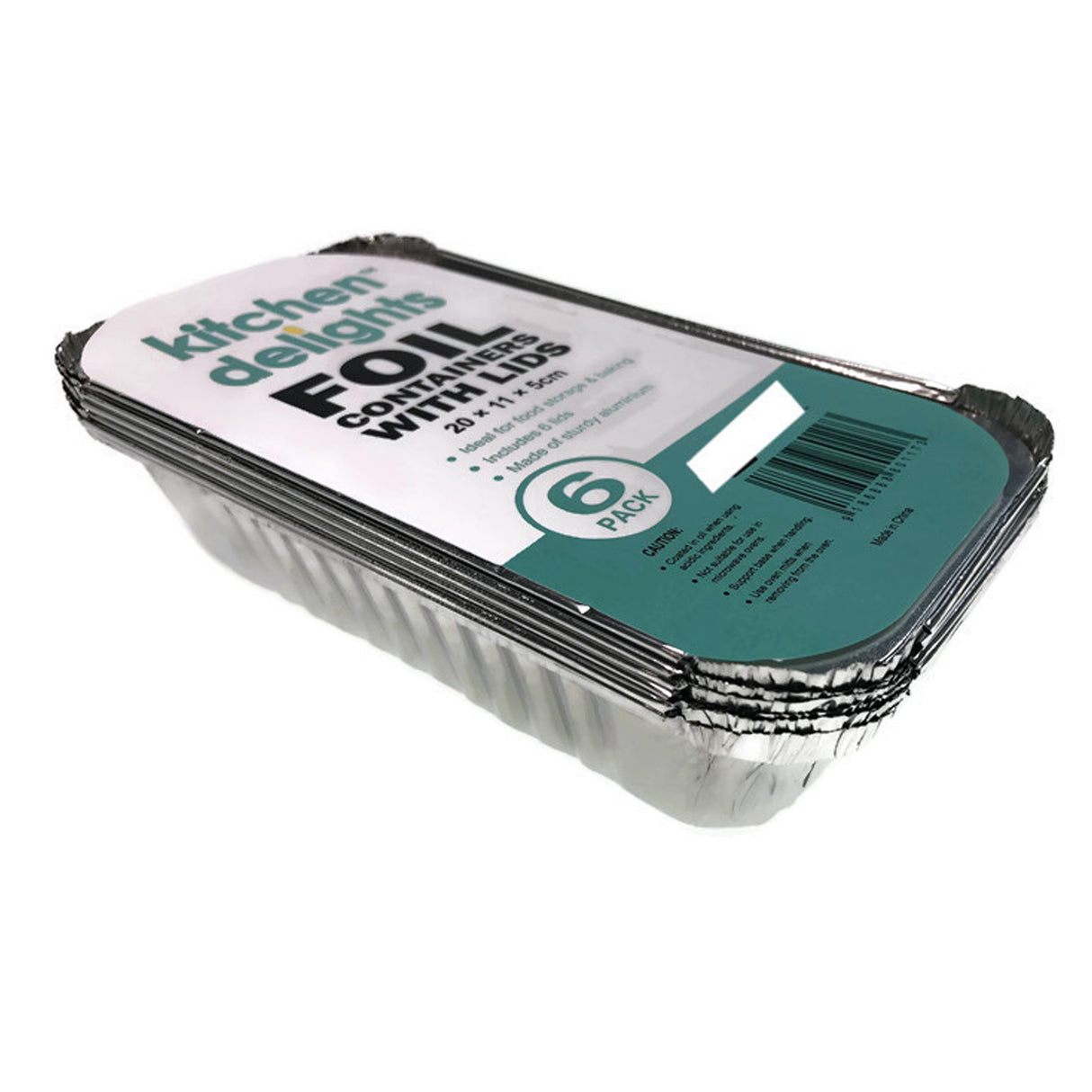 144x ALUMINIUM FOIL CONTAINERS WITH LIDS Large Tray BBQ Takeaway Roasting 20cm*11cm*5cm