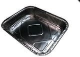 160x ALUMINIUM FOIL CONTAINERS WITH LIDS Large Tray BBQ Roasting Dish Takeaway 32cm*26cm*6.3cm