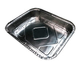 160x ALUMINIUM FOIL CONTAINERS WITH LIDS Large Tray BBQ Roasting Dish Takeaway 32cm*26cm*6.3cm