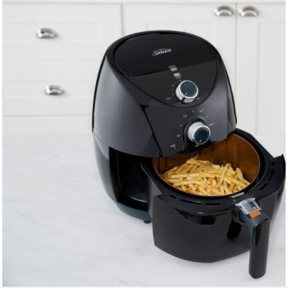 Sunbeam 3L Copper Infused Dura Ceramic Air Fryer - Black