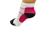 AXIGN Medical Compression Running Socks - Pink/White