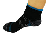 AXIGN Medical Compression Running Socks - Blue/Black