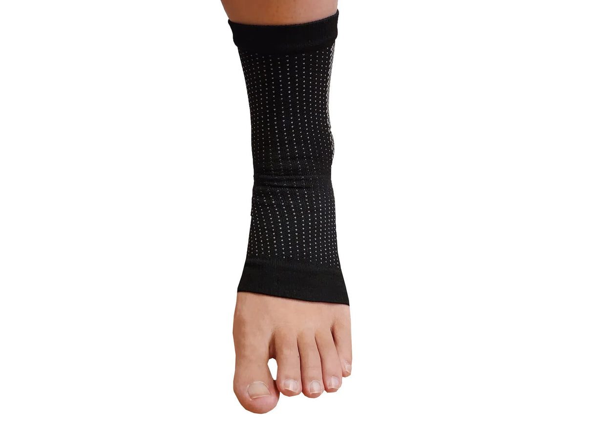 1 Pair AXIGN Medical Plantar Fasciitis Compression Sock Ankle Sleeve Support - Black