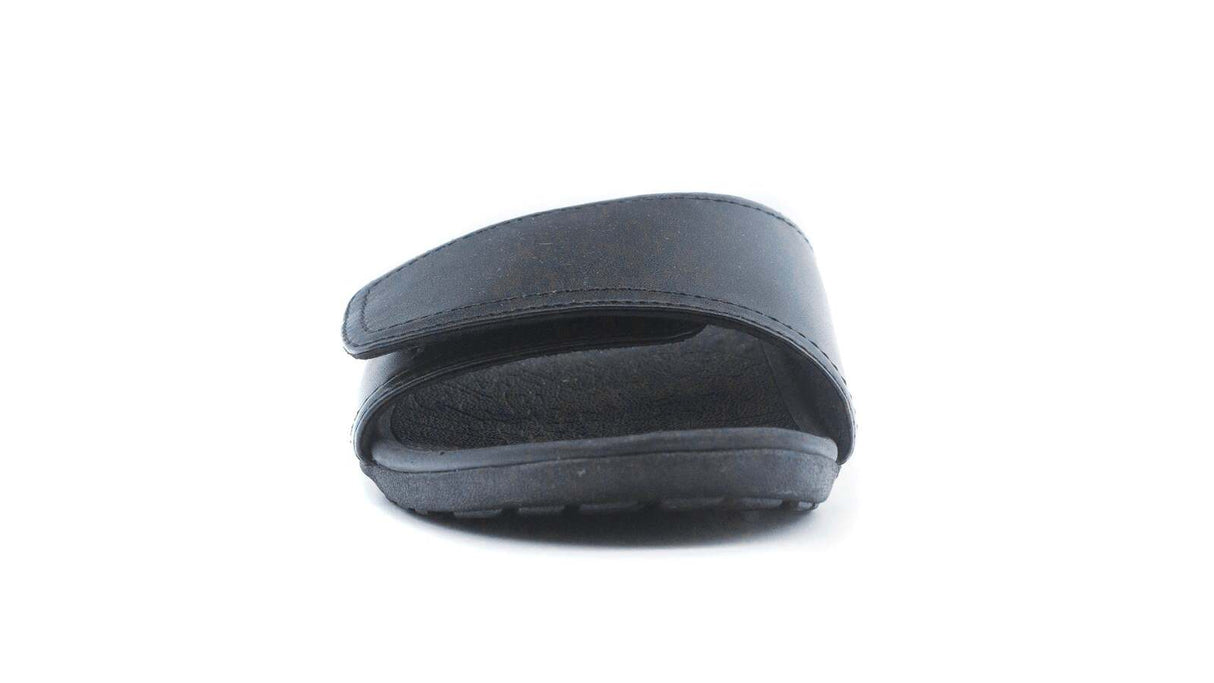 Orthotic Sandals Bunion Flip-Flops Flat Heel Slide Slippers Flats - Black (EU 46)