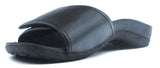 Axign Orthotic Slides Slip On Thongs Slippers Flip Flops - Black