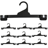 10x Heavy Duty Adult Clip Hanger 310mm Commercial Trouser Pants Skirts BULK R31