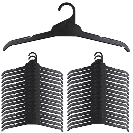 40x TOP HANGERS Clothes Hanger Garment Holder All Purpose [Commercial] 430mm R43