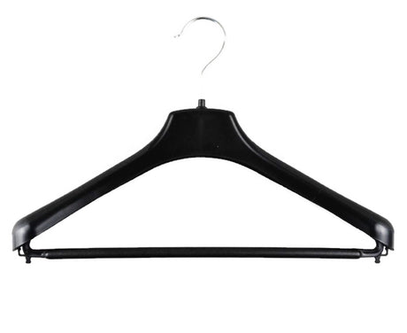 3x Suit Hangers Heavy Duty 460mm Commercial Jacket Pants Clothing Coat R50L