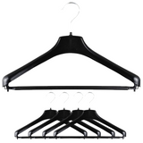 5x Suit Hangers Heavy Duty 430mm Commercial Jacket Pants Clothing Coat R50M