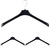 3x JACKET HANGER Heavy Duty 460mm Commercial Pants Clothing Coat Quality R51L