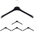 5x JACKET HANGER Heavy Duty 460mm Commercial Pants Clothing Coat Quality R51L