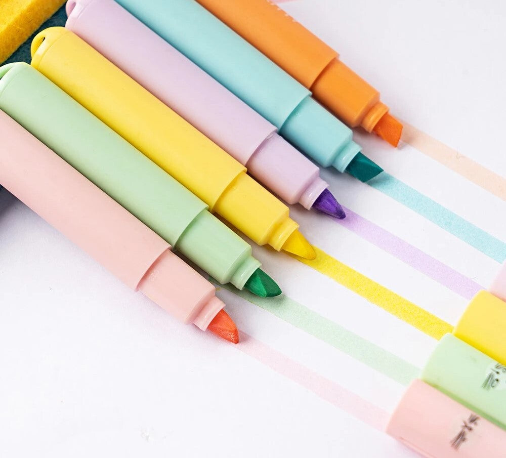 120pcs Cute Mini Pastel Highlighters