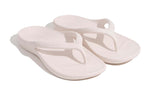 Archline Orthotic Foam Thongs Arch Support Flip Flops Orthopedic Rebound - White