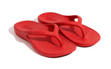 Archline Orthotic Foam Thongs Arch Support Flip Flops Orthopedic Rebound - Red