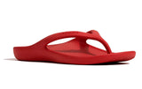 Archline Orthotic Foam Thongs Arch Support Flip Flops Orthopedic Rebound - Red