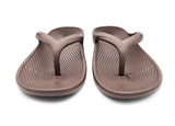 Archline Orthotic Foam Thongs Arch Support Flip Flops Orthopedic Rebound - Brown