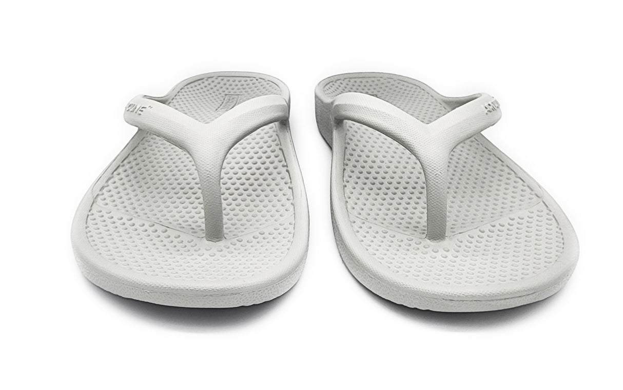 Archline Orthotic Foam Thongs Arch Support Flip Flops Orthopedic Rebound - Grey