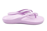 Archline Orthotic Foam Thongs Arch Support Flip Flops Orthopedic Rebound - Lilac